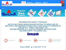 Tablet Screenshot of gencpak.com